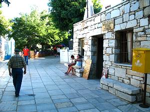 Apeiranthos Village in Naxos Greece